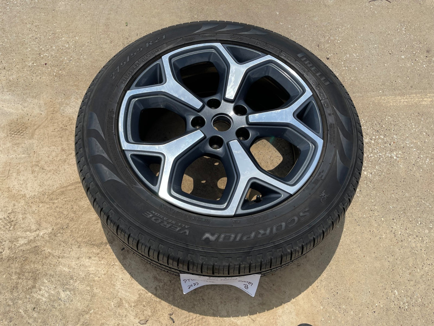 (1) 21" Rivian R1T R1S OEM wheel rim tire spare 2022 2023 2024 2025 2026 2027