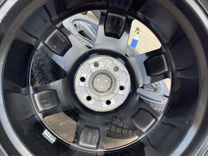 22" Ford F-150 LOBO LARIAT OEM black rims wheels SET Expedition 2026 2027 NEW