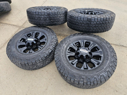 18" Ford F-250 F-350 OEM TREMOR black rims wheels 10097 tires COOPER 33"