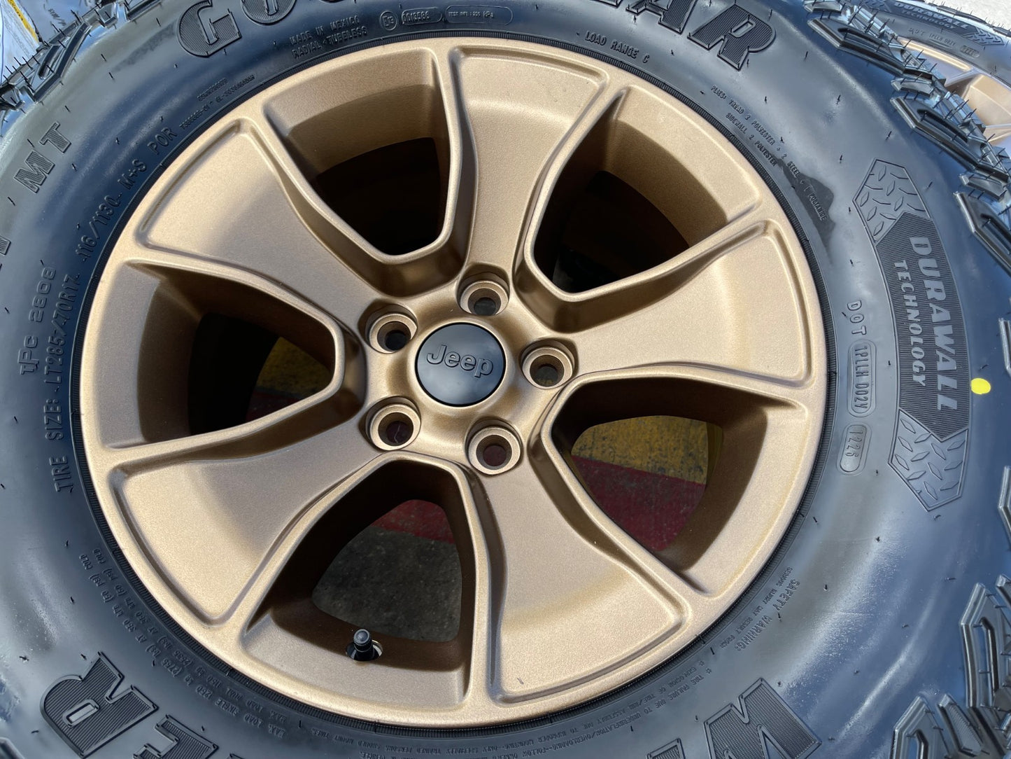 NEW (5) 17" Jeep Wrangler Rubicon OEM wheels rims SET Gladiator RIM# 96226 2027
