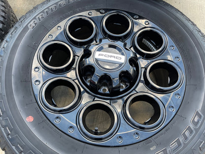 20" Ford F-250 F-350 OEM TREMOR wheels rims SET 10299 10484 BRIDGESTONE SET NEW
