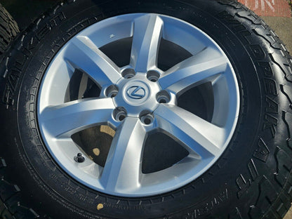 18" Lexus GX460 GX470 Tacoma 4Runner OEM wheels rims 74229 tires FALKEN A/T3 NEW