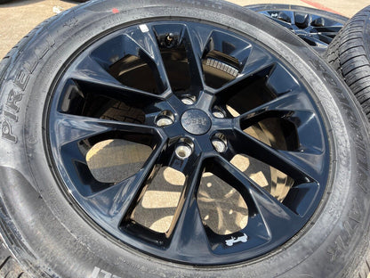 20" Jeep Wrangler HIGH ALTITUDE OEM Black wheels rims 96902 Gladiator NEW