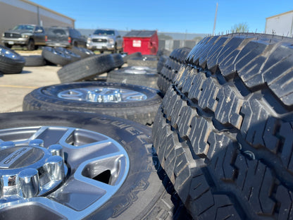 18" Ford F-250 F-350 Lariat FX-4 OEM wheels 10480 10298 BRIDGESTONE A/T SET NICE