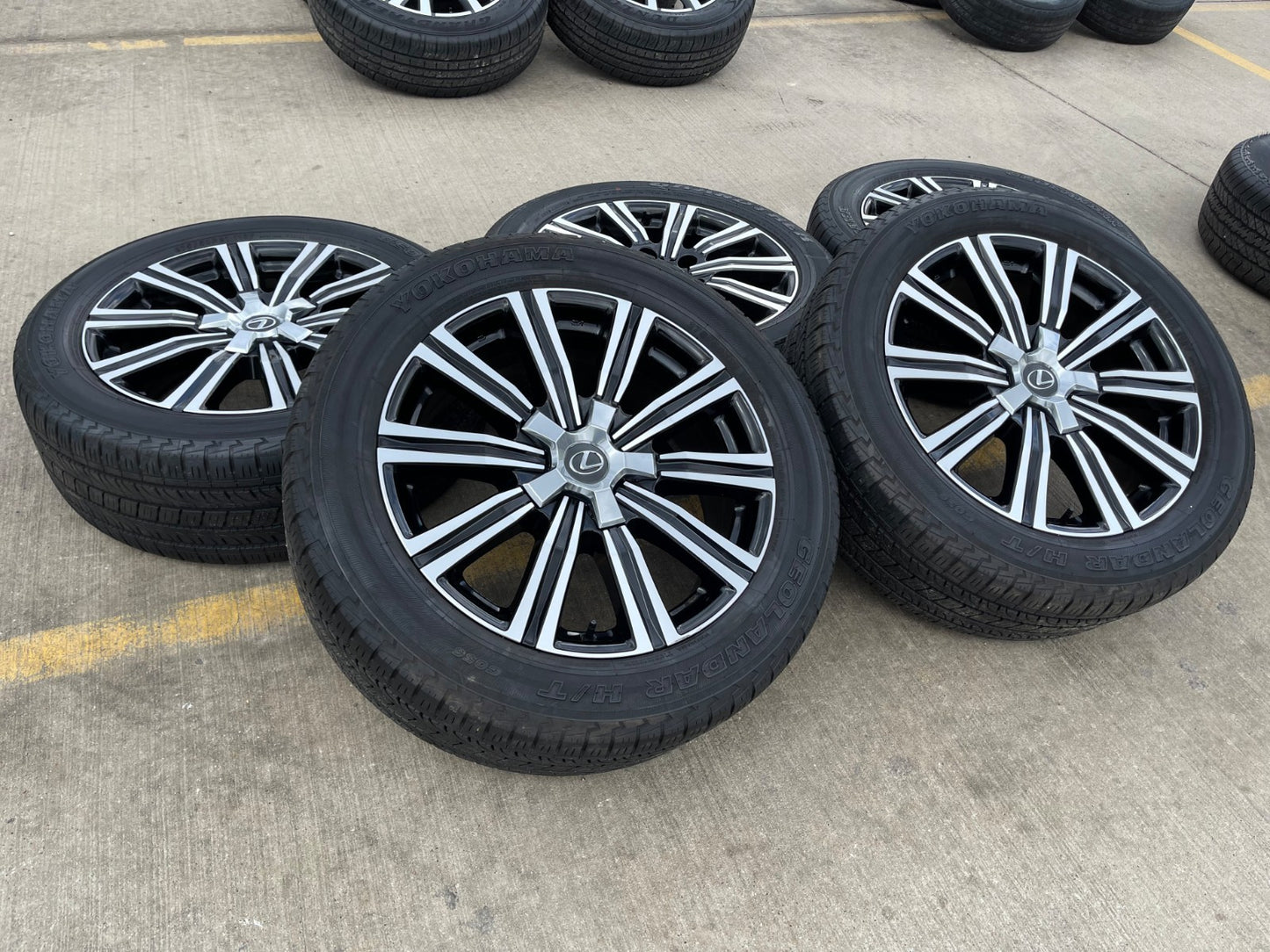 21" Lexus LX570 Land Cruiser OEM 74341 wheels rims tires 5x150 DISCOUNTED