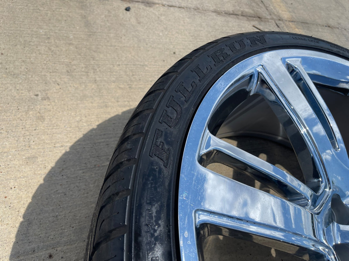 24" Cadillac Escalade Platinum OEM Replica 4738 wheel rim tire CHROME spare