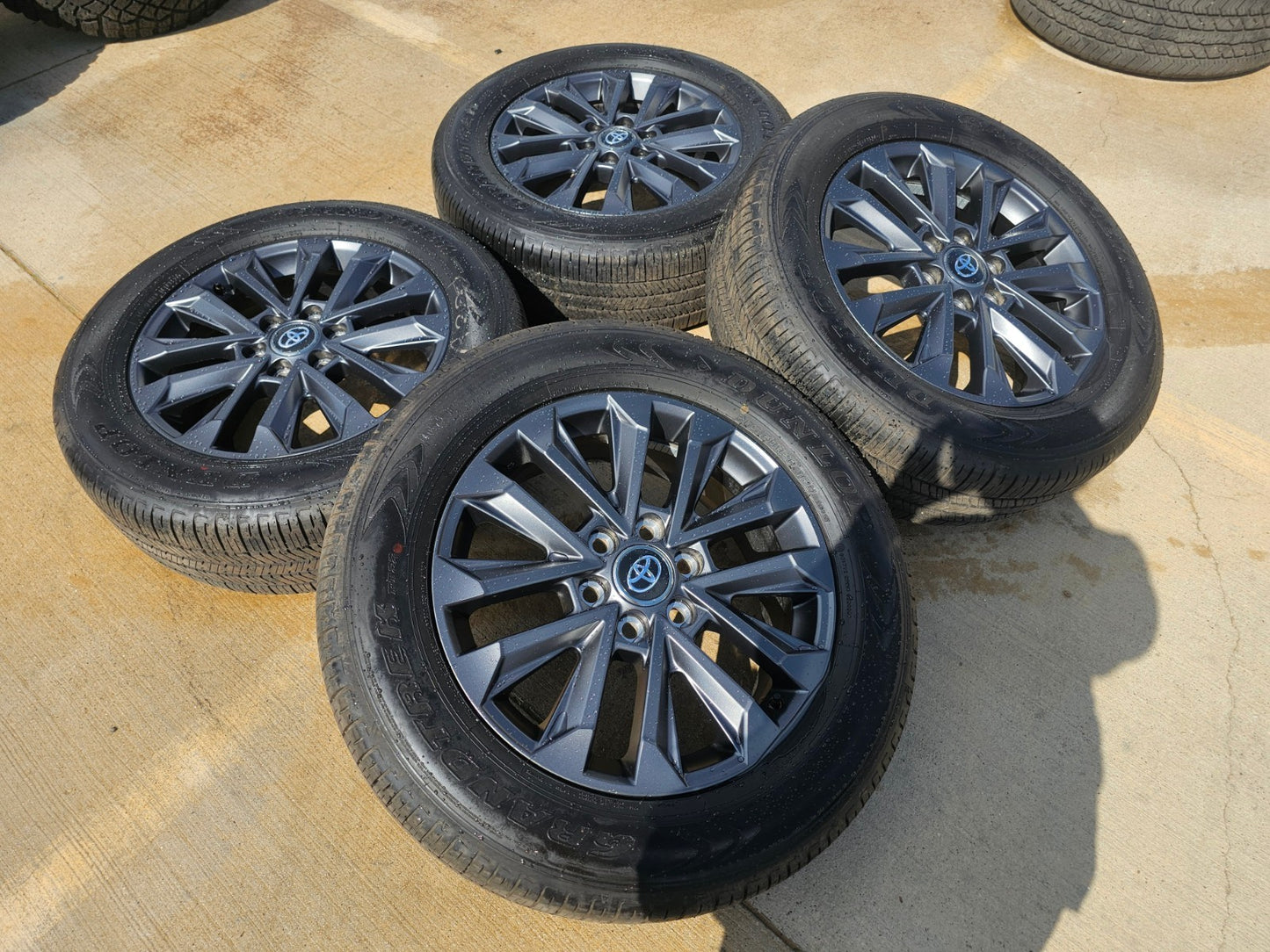 20" Toyota Land Cruiser OEM wheels rims 94057 Tundra Sequoia SET 2025 2026 NEW
