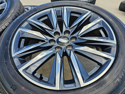 22" Cadillac OEM wheels rims GMC Sierra Escalade 4869 tires 2023 2024 2025 NEW