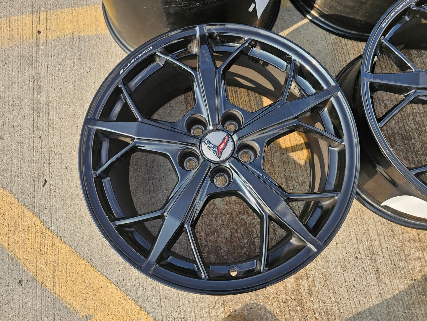19" + 20" Chevy Corvette C8 OEM rims 14011 14012 2022 2023 2024 2025 2026