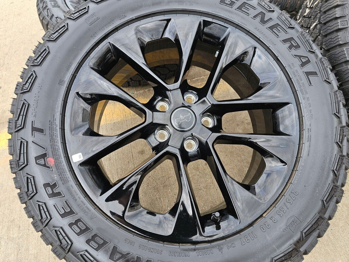 (5) 20" Jeep Wrangler HIGH ALTITUDE 9262 96902 OEM wheels rims SET Gladiator NEW
