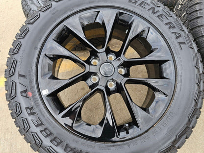 (5) 20" Jeep Wrangler HIGH ALTITUDE 9262 96902 OEM wheels rims SET Gladiator NEW