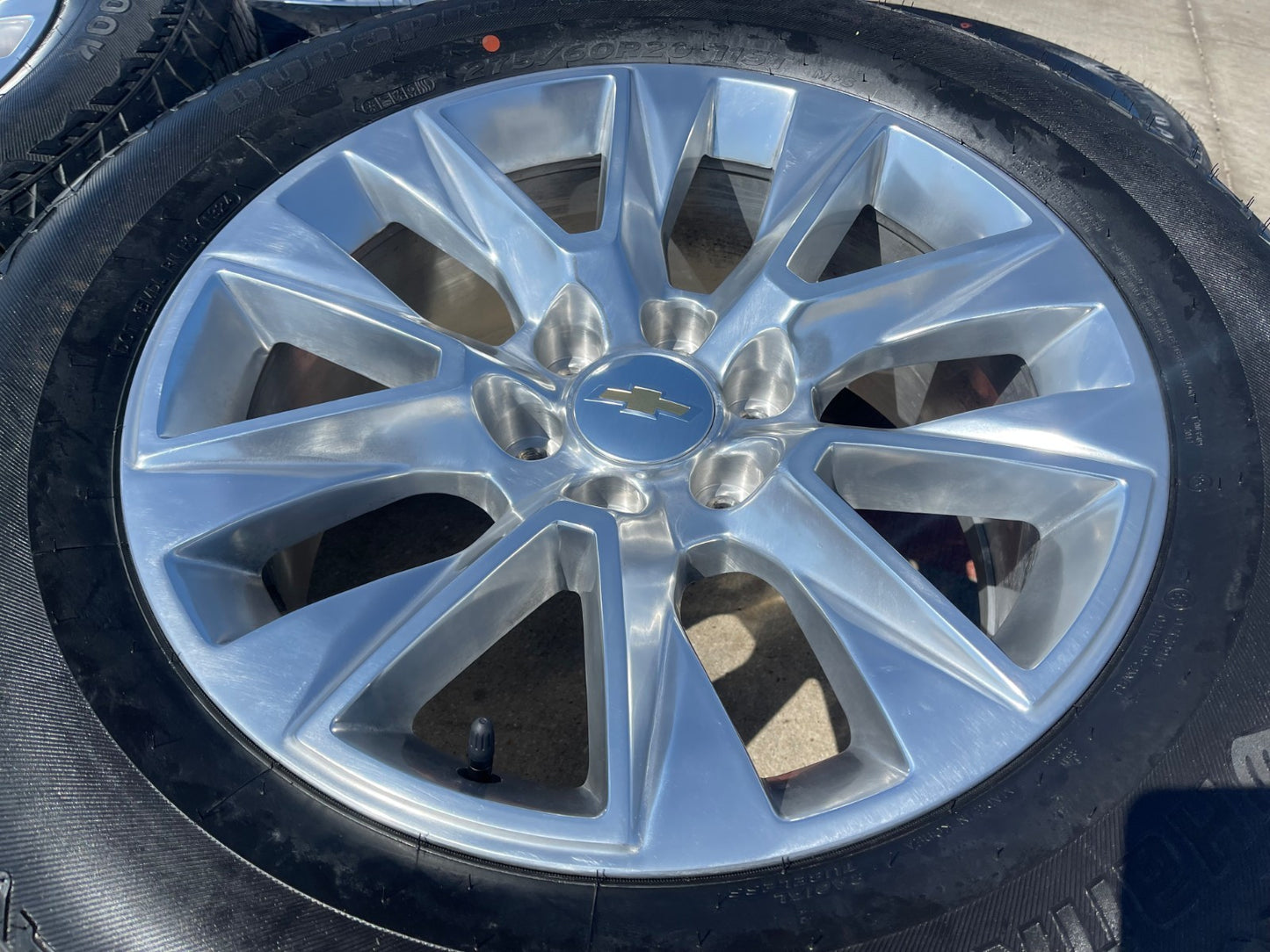 20" Chevy Tahoe Silverado LTZ 5920 OEM wheels rims Yukon HANKOOK A/T2 NEW