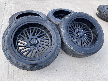 22x12 TIS 553B Chevy Silverado Ford F-150 RAM wheels rims 6x139 6x135