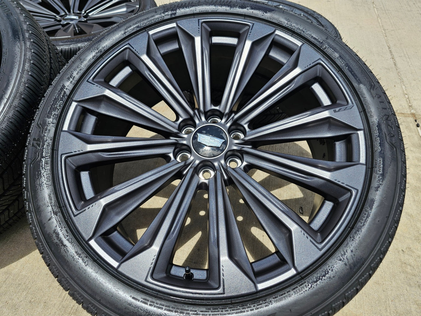 24" Cadillac Escalade V PLATINUM OEM wheels rims tires 2024 2025 2026 2027 NEW