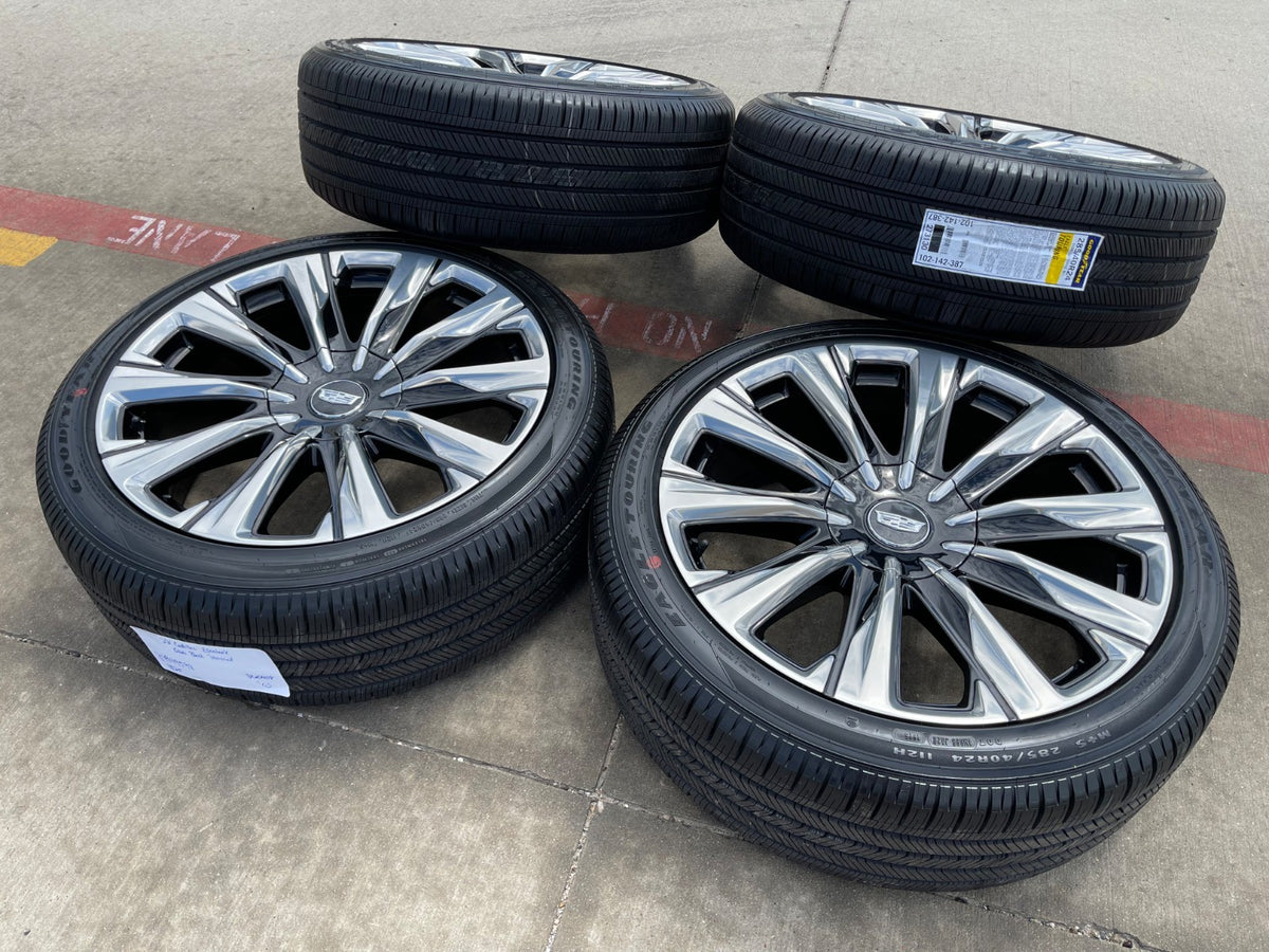 24" Cadillac Escalade PLATINUM OEM wheels rims V 2023 2024 2025 2026 2027 NEW
