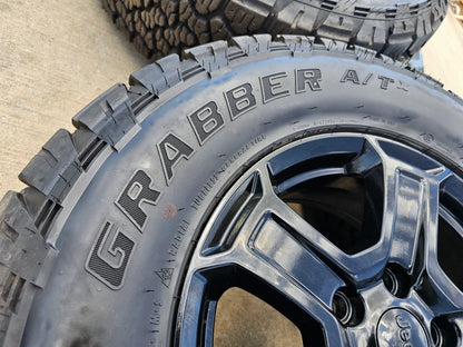17" Jeep Wrangler Rubicon OEM Black wheels rims 9216 Gladiator GENERAL A/TX