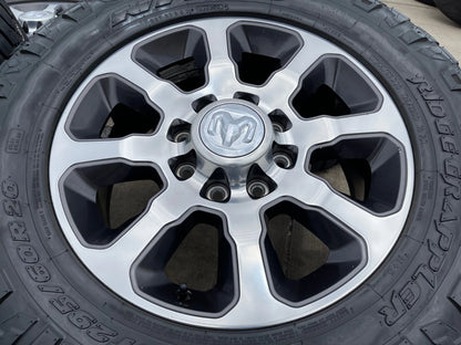 20" Dodge Ram 2500 3500 OEM wheels rims 2698 2699 tires NITTO RIDGE GRAPPLER
