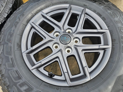 17" Jeep Wrangler Rubicon Sport S OEM wheels rims 51649 Gladiator DUELER A/T