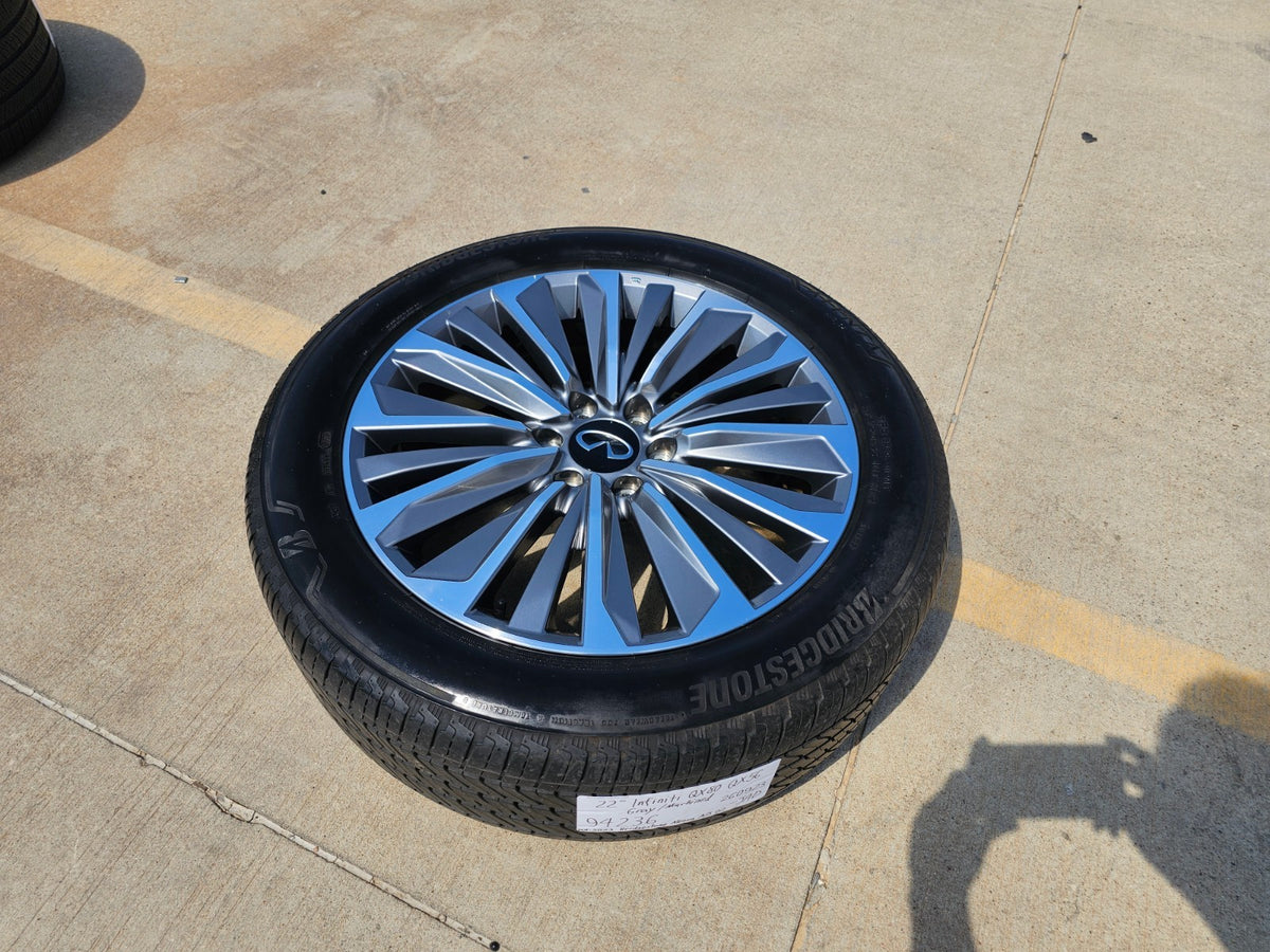 (1) 22" Infiniti QX80 QX56 Nissan Titan Armada OEM 94236 wheel rim single spare