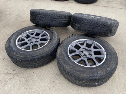 18" Jeep Gladiator Overland OEM wheels rims Wrangler 9241 tires