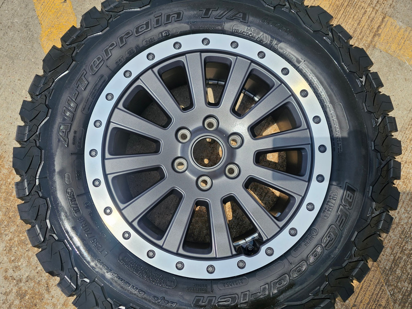 NEW 18" INEOS Grenadier OEM (1) wheel rim tire BFG KO2 A/T FITS 2022-2027