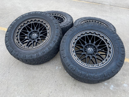 20x9 Fuel Trigger D759 Chevy Silverado RAM Tacoma wheels rims 6x139 6x5.5 tires