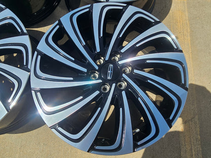 22" Lincoln Navigator OEM 10666 rims wheels BLACK LABEL SET 2025 2026 2027 NEW