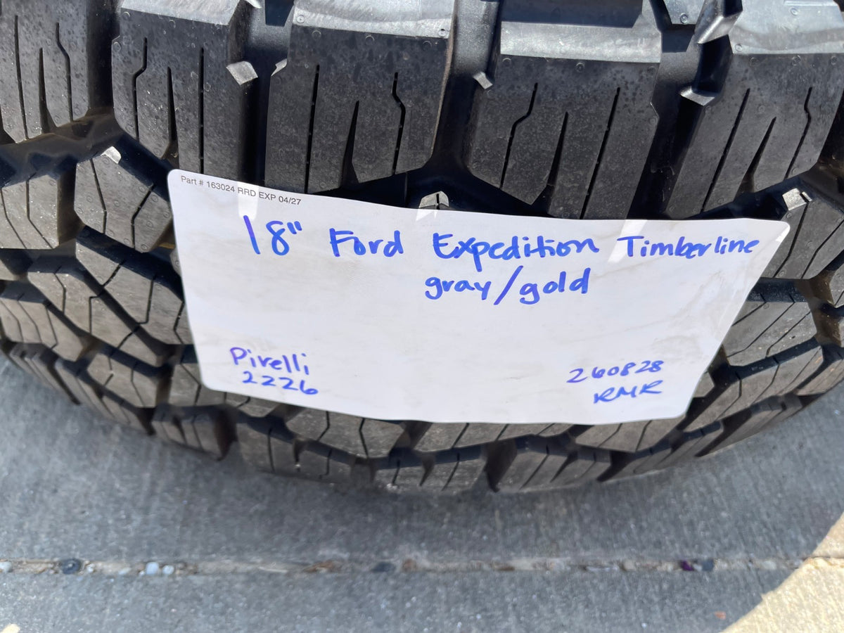 18" Ford Expedition F-150 TREMOR OEM rims wheels TIMBERLINE PIRELLI XTM NEW 2027