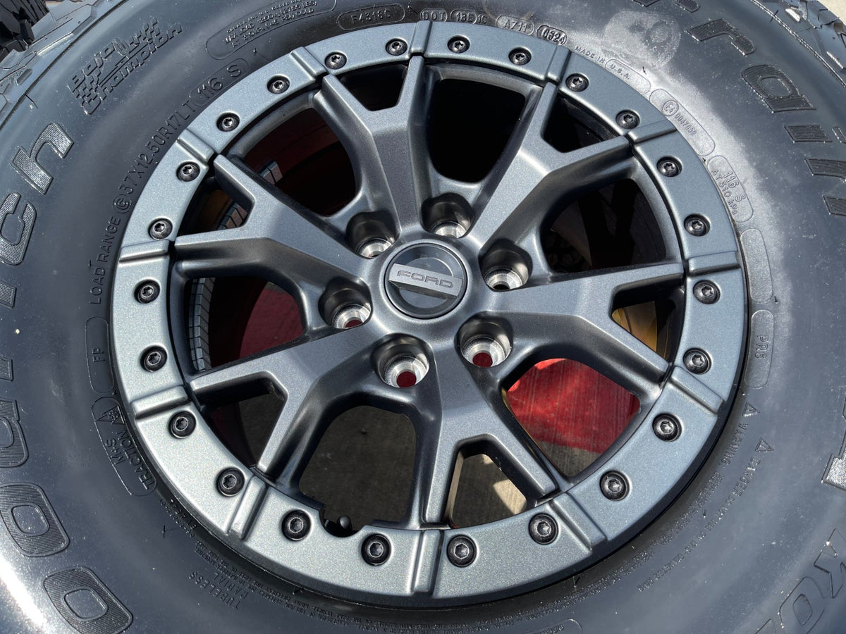 17" Ford F-150 Raptor R OEM BEADLOCK 10460 rims wheels 37" tires SET BFG NEW