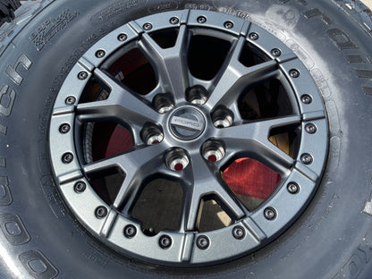 17" Ford F-150 Raptor R OEM BEADLOCK 10460 rims wheels 37" tires SET BFG NEW