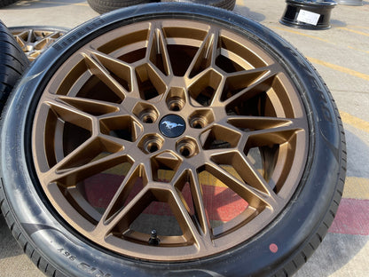 19" Ford Mustang GT Track Pack OEM 10600 10603 Bronze wheels rims 2025 2026 NEW