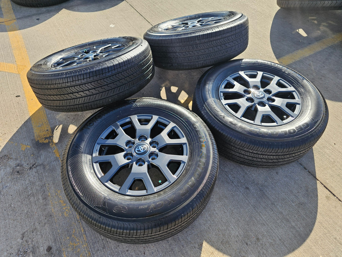 17" Toyota Tacoma 4Runner TRD OEM 94254 10637 only rims 2024 2025 2026 2027 NEW