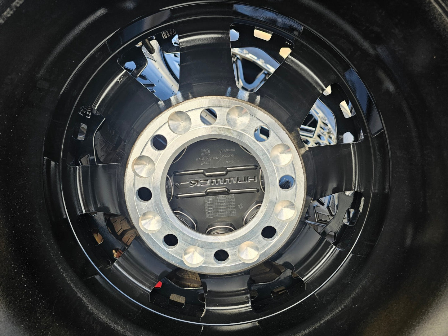 (5) 18" Hummer beadlock EV HEV 2500 OEM wheels rims 2024 2025 2026 2027 NEW 35"