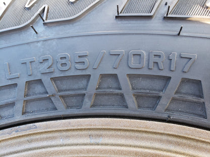 17" Toyota Tacoma 4Runner TRD OEM wheels rims FJ BRONZE tires 2022 2023 2024 33"