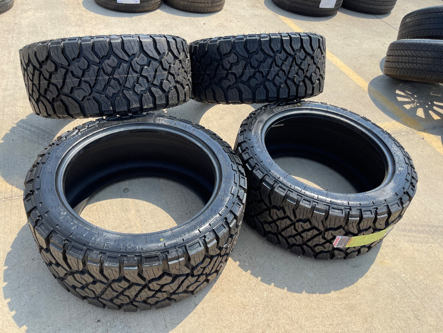 (4) 33x12.5x22 Kenda Kenda Klever R/T 114R 12 PLY Load Range F tires NEW