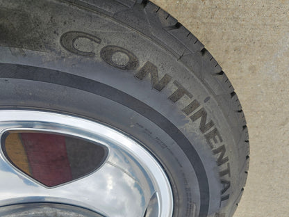 17" Chevy Silverado GMC Sierra 3500 Dually rims wheels OEM 5519 5520 CONTINENTAL