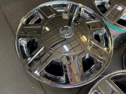 17" Cadillac DTS OEM 4603 4613 wheels rims Hearse Limousine CHROME SET