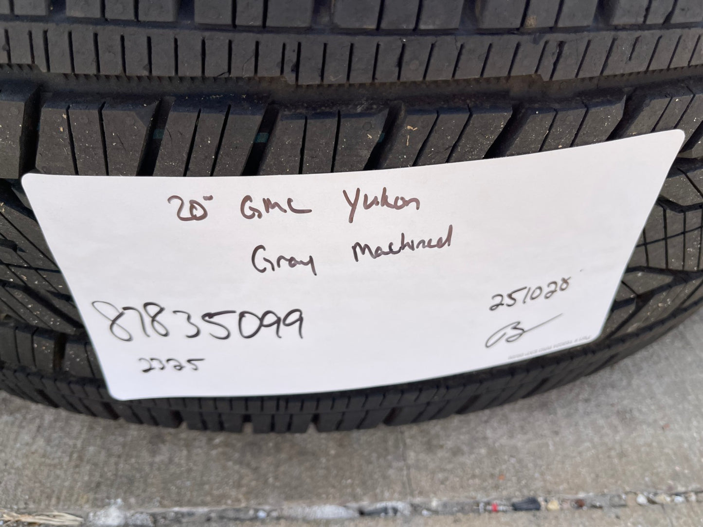 20" GMC Sierra Yukon Chevy Silverado OEM wheels rims 2024 2025 2026 NEW