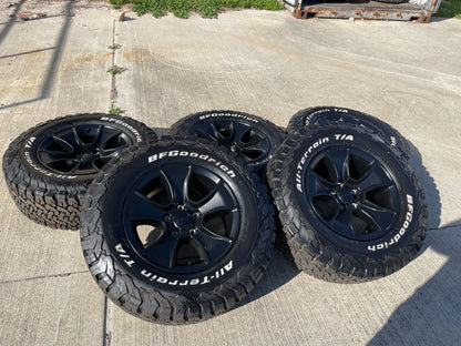 (4) 17" Jeep Wrangler Rubicon OEM 96226 wheels rims Gladiator BFG KO2 NEW 2026