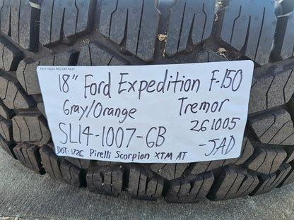18" Ford Expedition F-150 TREMOR OEM rims wheels TIMBERLINE PIRELLI XTM 2027 NEW