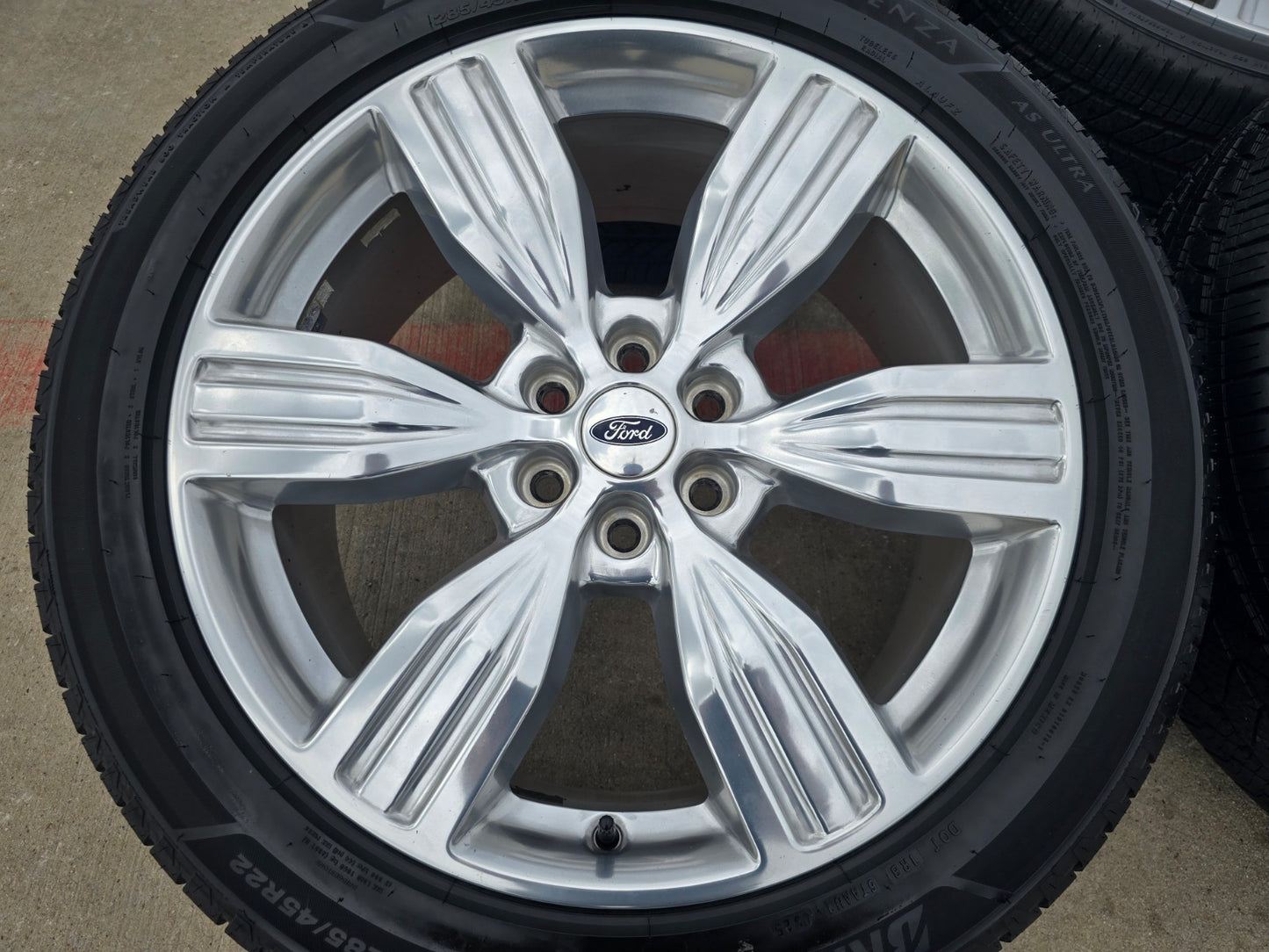 22" Ford F-150 LIMITED LARIAT Expedition OEM 10442 rims wheels BRIDGESTONE SET