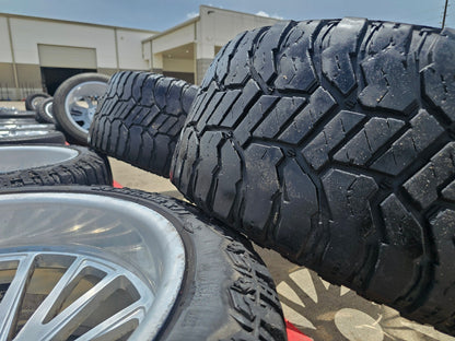 24x12 24" Aftermarket Ford F-250 F-350 FORGED SET rims wheels 8x170 -44 35"