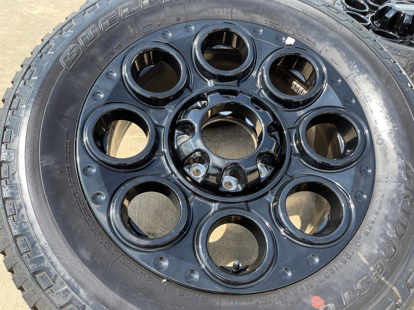 20" Ford F-250 F-350 OEM black TREMOR wheels rims SET 10299 10484 FITS 2005-2027