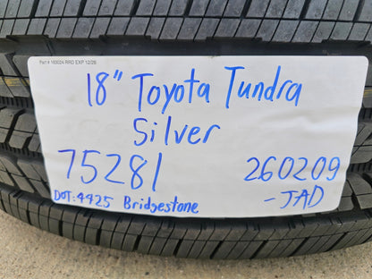 18" Toyota Tundra Sequoia TRD OEM 75281 wheels rims LX600 BRIDGESTONE SET NEW