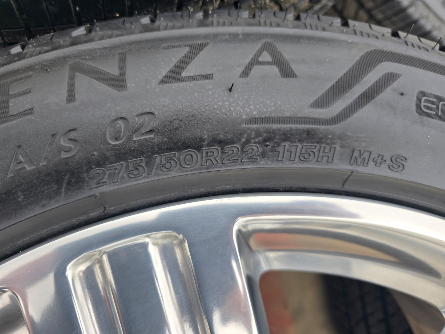 22" Ford F-150 LIMITED LARIAT OEM rims wheels 10442 Expedition BRIDGESTONE NEW